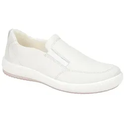 Legero Damen Tanaro Sneaker - Offwhite Weiss 1000, 38.5 EU - Damen-Sneaker mit flexibler Laufsohle und herausnehmbarer Einlegesohle aus Leder für höchsten Komfort. Futter aus recyceltem Material und Komfortweite 