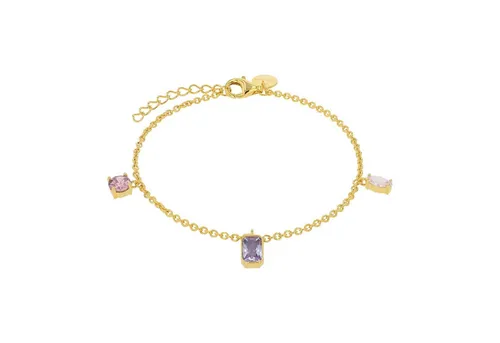 NOELANI Armband 925 Sterling Silber Damen Armschmuck in lila von NOELANI