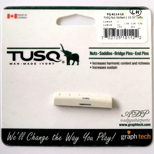 Sattel Graph Tech Tusq Linkshänder PQ-6114-L0 Akustische Nutenschienen