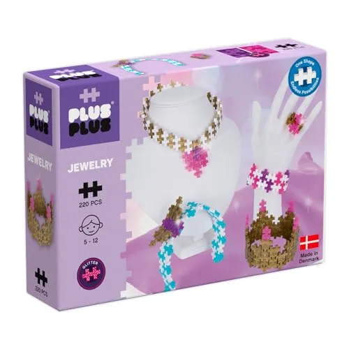 Plus-Plus Konstruktionsspielzeug, Schmuckset, Bausteine-Set, Jewelry, 220 Teile 9603851