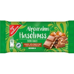 GUT&GÜNSTIG Alpenrahm Haselnuss Schokolade 100 g