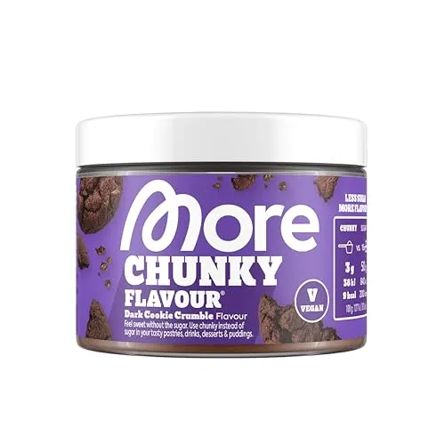 MORE Chunky Flavour, Dark Cookie Crumble, 170 g von MORE NUTRITION