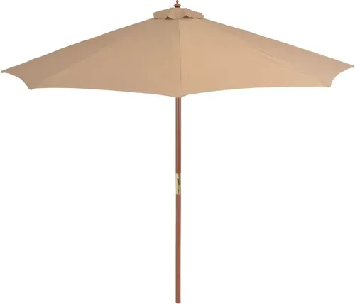 vidaXL Ampelschirm 300 cm Taupe