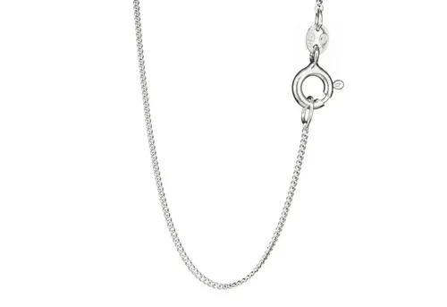 NKlaus Panzerkette Halskette 65cm dünne Panzerkette 925 Silber Collie (1 Stück), Made in Germany