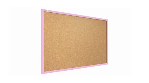 ALLboards Pinnwand 100 x 80 cm - Naturkork mit pinkem Holzrahmen - Präsentation: Hochwertige Pinnwand aus selbstheilendem Naturkork, ideal zum Anheften von Infos und Bildern. Mit auffälligem pinkem Holzrahmen, in Hoch- oder Querformat montierbar.
