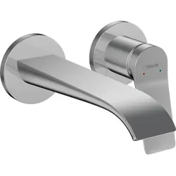 hansgrohe Vivenis Fertigmontageset 75050000 - Elegante Unterputz-Waschtischarmatur - Waschtischarmaturen mit 19,5 cm Auslauf und innovativer EcoSmartAir Power Technologie für effizienten Wasserverbrauch. Ideal für moderne Badezimmer.