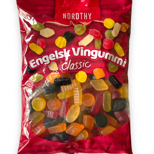 Nordthy Engelsk Vingummi Classic Weingummi 900g