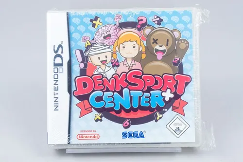 Nintendo DS Denksport Center - Neu und Versiegelt - USK ab 6 Jahren, spannendes Musik & Tanz Spiel für Nintendo DS, herausgegeben von Sega Europe, ideal für Denkspiele-Fans.
