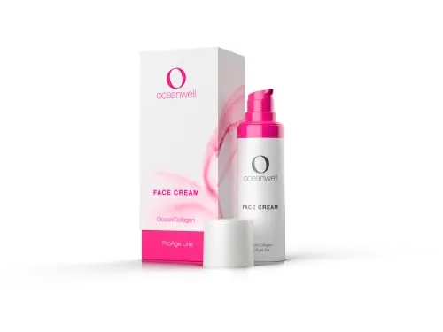 Oceanwell OceanCollagen ProAge Line Face Cream 30 ml - Tagespflege für anspruchsvolle Haut mit ozeanischem Kollagen und natürlichem Meerwasser. Ausgezeichnet als Most Innovative Natural Product 2012 – frei von Parabenen und Silikonen.