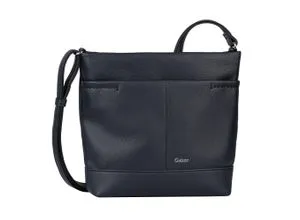 Gabor bags Lenea Damen Umhängetasche - Mittelgroß, Blau, praktische Crossbody Bag mit Reißverschluss und flexiblem Tragekomfort