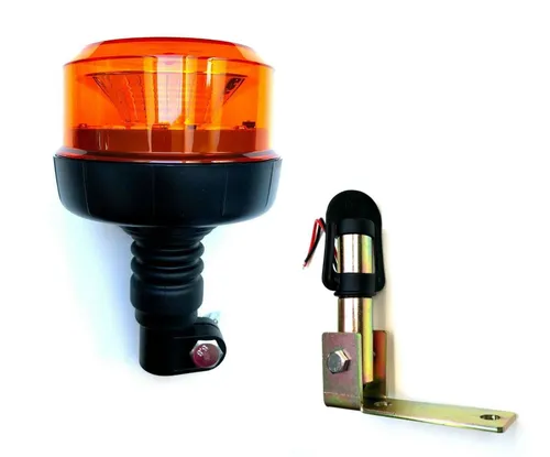 LED Rundumleuchte Warnleuchte 12V 24V mit 3 Beleuchtungsmodi und Aufsteckrohr K