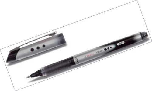 Pilot Pen Tintenfeinschreiber Tintenroller V-Ball Grip 0,7mm schwarz