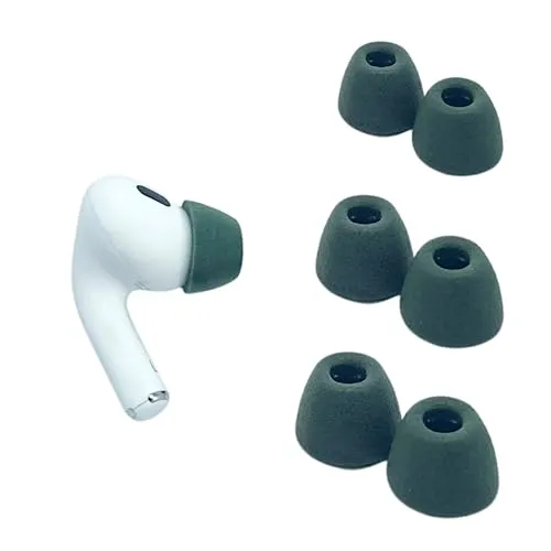Comply TrueGrip Ohrstöpsel für AirPods Pro Gen 1 & 2 - Größe L - Kopfhörer Ohrpolster mit Comply Schaumstoff für perfekten Sitz und Komfort. Reduziert Umgebungsgeräusche für ein optimales Hörerlebnis, ideal für Musik und Podcasts.