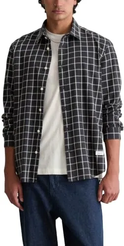 Langarmhemd MARC O'POLO DENIM für Herren, Gr. XL, Dunkelblau