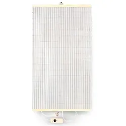 Infrarotheizung 430W TRIO Design14 - Flexible Heizplatte 100x57cm - Heizgeräte mit hoher Energieeffizienz A+, ideal für Räume bis 20 m². Die tragbare Infrarotheizung bietet einen einstellbaren Thermostat für individuellen Komfort.