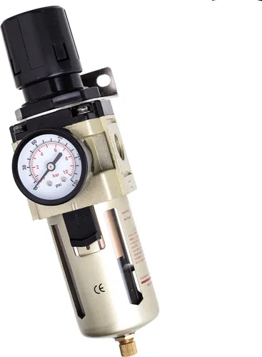 TC TECHNIC Luftfilter mit Reduzierstück Maximaler Betriebsdruck 10 bar Verhindert Rostflecken Schlauchschäden Maximaler Luftstrom 4000 l/min Gewindegröße 3/4