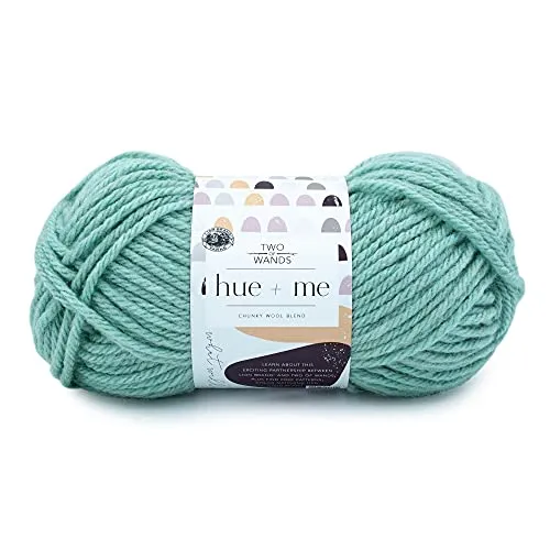 Lion Brand Yarn Hue & Me Garn, Sea Glass