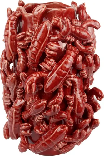 FURNARO Dekovase Lobster in rot von FURNARO