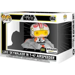 Funko POP! Rides: Star Wars - Luke In T-47 Airspeeder - Chibi Figuren - Exklusive Vinyl-Sammelfigur für Star Wars Fans, ideal als Geschenk und perfekt zum Sammeln.