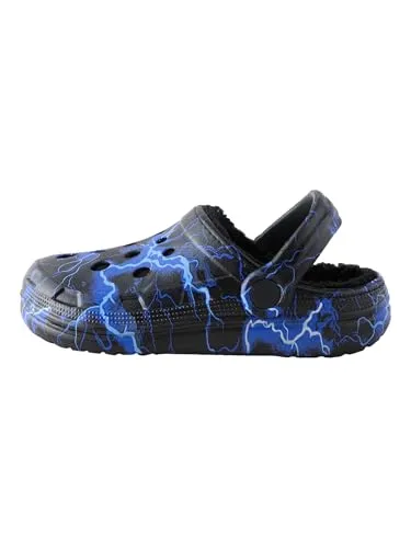 NEXT Jungen Standard Hausschuhe Clogs Blue Lightning 35.5