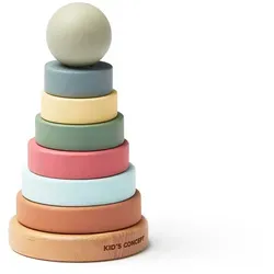 Kids Concept - Edvin Stapelringe (7er-Set) - Entdecken Sie die bunten Edvin Stapelringe von Kids Concept! Ideal zur Förderung von Feinmotorik und Konzentration bei Kleinkindern. Perfekt für stundenlangen Spielspaß.