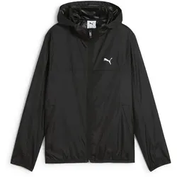 PUMA Unisex Kinder Regular Windbreaker - Übergangsjacken, atmungsaktiv für angenehmes Tragegefühl und mit verstellbarer Kapuze für optimalen Schutz.