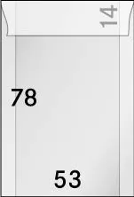 LINDNER Das Original Pergamin-Tüten, 53 x 78 + 14 mm, 500er-Packung