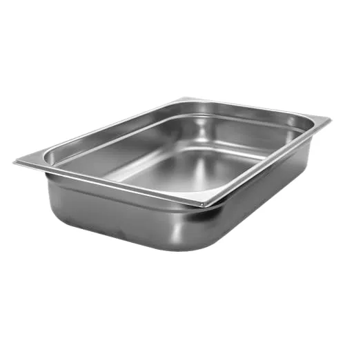 Airbrush-City GN 1/1 Gastronormbehälter - Edelstahl GN-Behälter 16 Liter, stapelbar und ideal für die professionelle Gastronomie. Mit einer Tiefe von 100 mm und einer Materialstärke von 0,7 mm bietet er hohe Stabilität und Langlebigkeit.