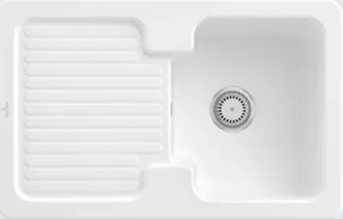 Villeroy & Boch Einbauspüle Keramikspüle 674501RW, Condor 45