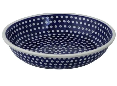 Original Bunzlauer Obstschale, Ø33.2cm, H=7.6 cm, im Dekor 42