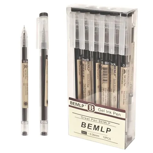 Gelschreiber, 0,35 mm, schwarze Flüssigtinte, Tintenroller, schnell trocknend, feine Spitze, japanische Stifte, Premium, Schule, Büro, Prüfung, Schreibwaren, Zubehör