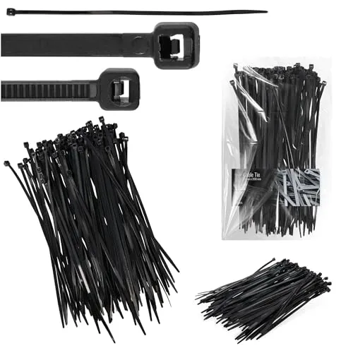 100x Bridas de Plastico Cables 3,6 x 200 mm Brida Autoblocante Nailon Electronica Electricista Industriales Oficina Hogar Exteriores Resistencia a la Rracción Rayos UV Fuerte