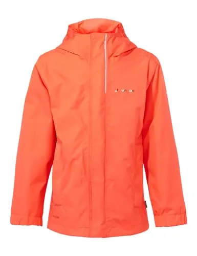 Vaude Kinder Escape Light IV Jacke - Größe 122, orange - Funktionsjacke für Kinder, ultraleicht und kompakt mit hervorragendem Wetterschutz für aktive Abenteuer im Freien.