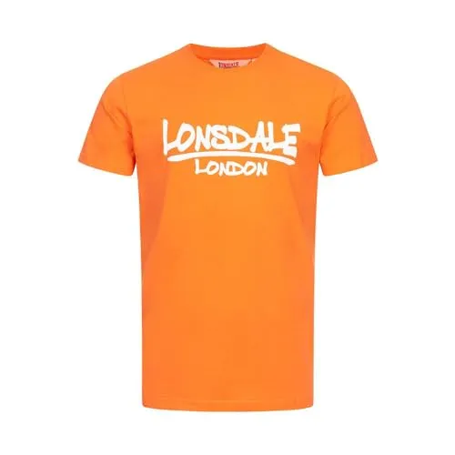 Lonsdale Herren T-Shirt TOSCAIG - T-Shirts für Herren, auffälliger Streetstyle mit kontrastfarbenem Logo und Löwen-Print, aus hochwertiger Baumwolle für maximalen Tragekomfort