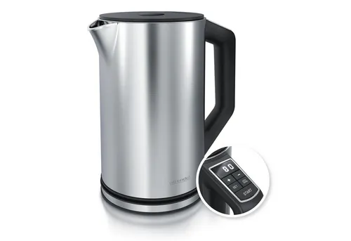 Arendo Wasserkocher 1,5 l – Edelstahl mit Temperatureinstellung