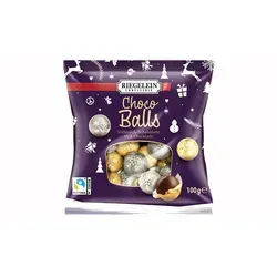 Riegelein Choco Balls Kugeln aus massiver Volmilchschokolade 100g