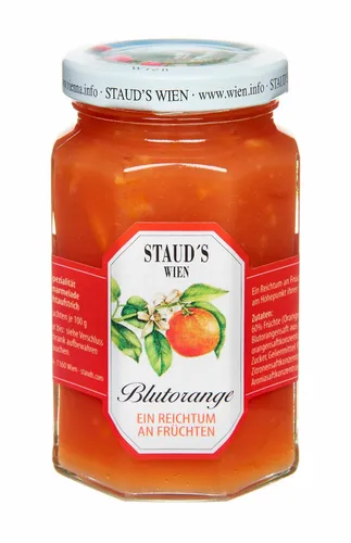  Staud's Wien - Blutorangen Marmelade 60% Fruchtanteil 250g 21,16 €/kg