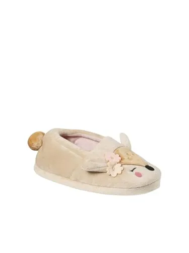 Vertbaudet Kuschelige Mädchen Hausschuhe REH hellrosa 30/31
