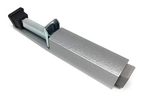 Türstopper ALU Türpuffer mit Tretknopf 60mm Hub