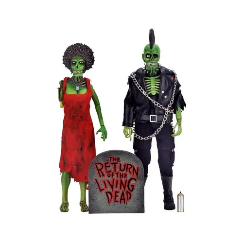 THE RETURN OF THE LIVING DEAD Trash + Suicide - 2 Pack - Aufsteller & Figuren, mit 2 detailreichen 20 cm Actionfiguren der Kultcharaktere Trash und Suicide, perfekt für Horror-Sammler und Fans des ikonischen Zombie-Films.