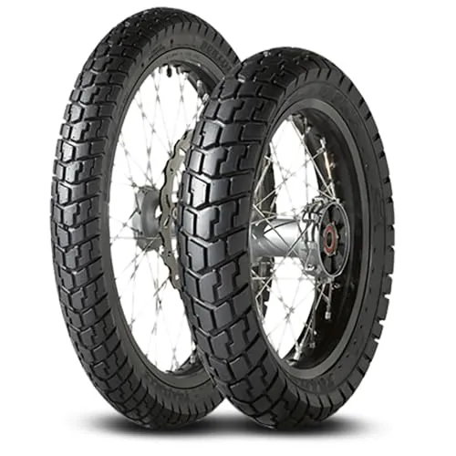 Dunlop Trailmax REAR - Motorradreifen für Straßen- und Geländefahrer, bietet hervorragenden Grip, Laufruhe und Kurvenstabilität durch robuste Konstruktion und großes Profil.