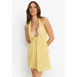 LSCN by LASCANA Neckholderkleid in Pastellgelb Größe 38