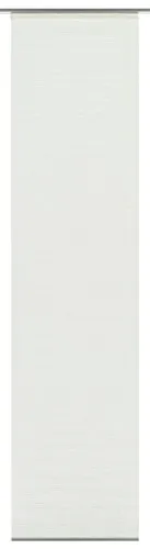 Gardinia Flächenvorhang Stoff Natur-Optik, Schiebevorhang für stilvolle Fensterdekoration - Gardinen: Blickdichter Schiebevorhang aus 100% Polyester, umweltfreundlich beschichtet, lichtdurchlässig und mit selbstklebendem Flauschband für einfache Montage.