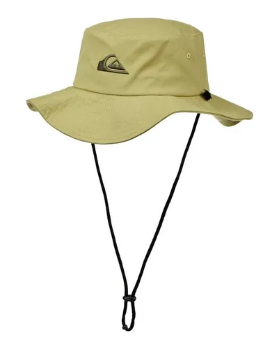 Quiksilver Strohhut Bushmaster braun L - Stylischer Strohhut für Herren, ideal für sonnige Tage. Aus 100% Baumwolle, maschinenwaschbar und in Größe L erhältlich. Perfekt für Freizeit und Strand.