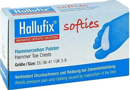 HALLUFIX softies Hammerzehenpolster Gr.M 36-41 2 St
