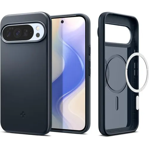 Spigen Thin Fit MagSafe Schutzhülle für Google Pixel 10 Pro XL - Handys Cover Cases in schieferfarben, ultra-schlankes Design mit MagSafe-Kompatibilität für besseren Halt und Schutz.