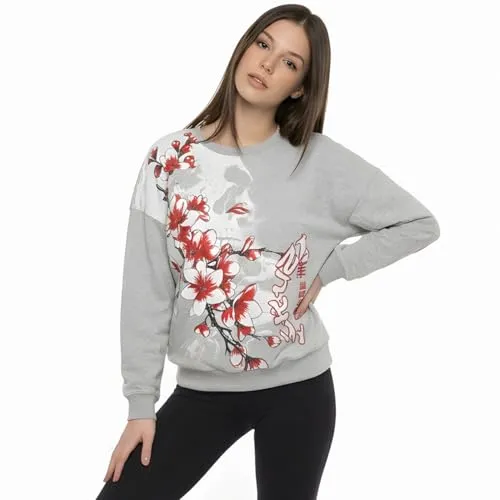 Yakuza Damen Hanami Urban Pullover Sweatshirt