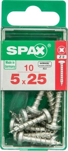 Spax Universalschrauben 5.0 x 25 mm TX 20 - 10 Stk. Schraube