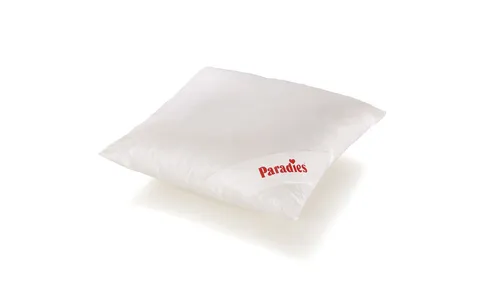 Paradies Kopfkissen weiß - Quadratisches Kissen in elegantem Weiß, aus hochwertiger Wolle gefertigt. Ideal für erholsamen Schlaf und stilvolle Akzente im Schlafzimmer.