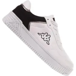 KAPPA Damen-Sneakers Weiß Gr. 39 mit Glitterdetails in weiß von Kappa